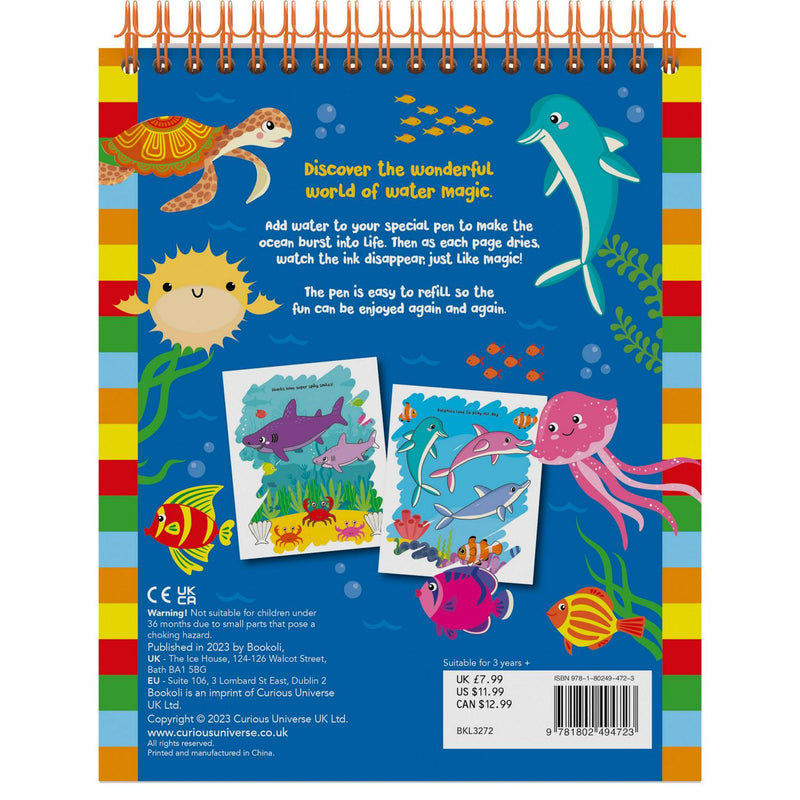 Magic Painting activity book with water pen imported from the UK