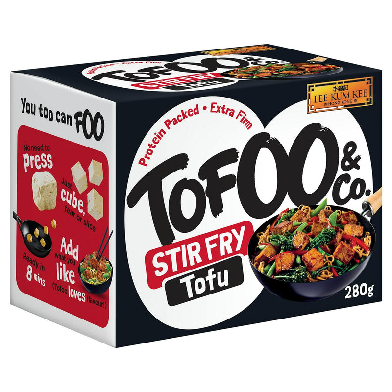 The Tofoo Co. seasoned tofu mushroom flavour 280g (British brand)