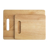 Habitat Rubber Wood Chopping Boards Pack of 2, UK version