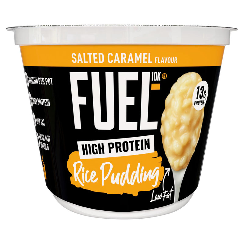 Fuel10K high protein salted caramel rice pudding 210g - British product