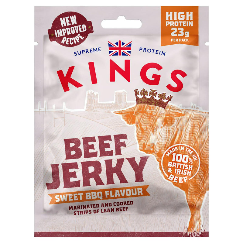 Kings BBQ Flavour Beef Jerky 60g, UK version