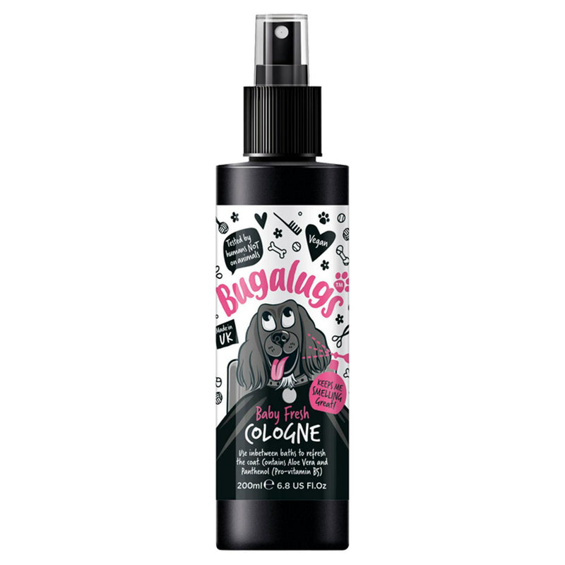 Bugalugs Baby Fresh Cologne dog body spray 200ml, UK version