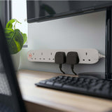 Masterplug 6 Socket Extension Surge Protected 2m, imported from the UK