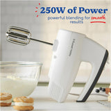 Russell Hobbs Go Create white hand mixer, imported from the UK