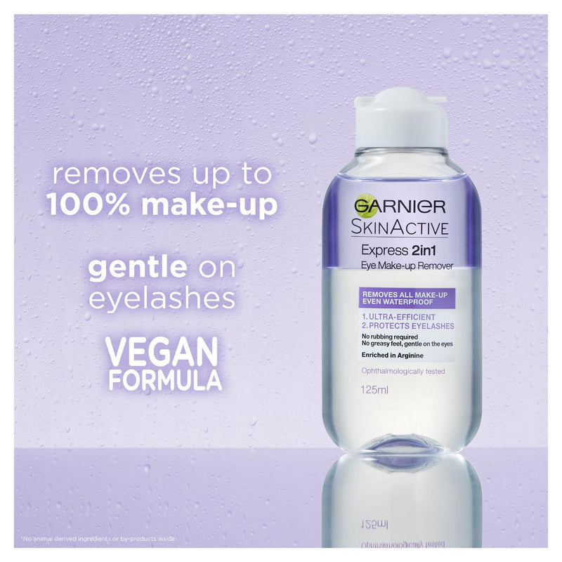 Garnier 2 In 1 Eye Make Up Remover 125ml, UK version