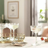 Habitat Pressed Champagne Coupe Glass