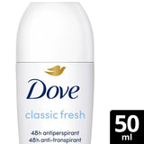 Dove Women Classic 48h Roll On Antiperspirant Deodorant 50ml