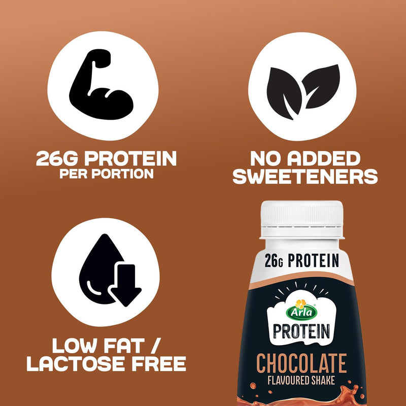 Arla Protein Chocolate Milk Shake 482ml - British product