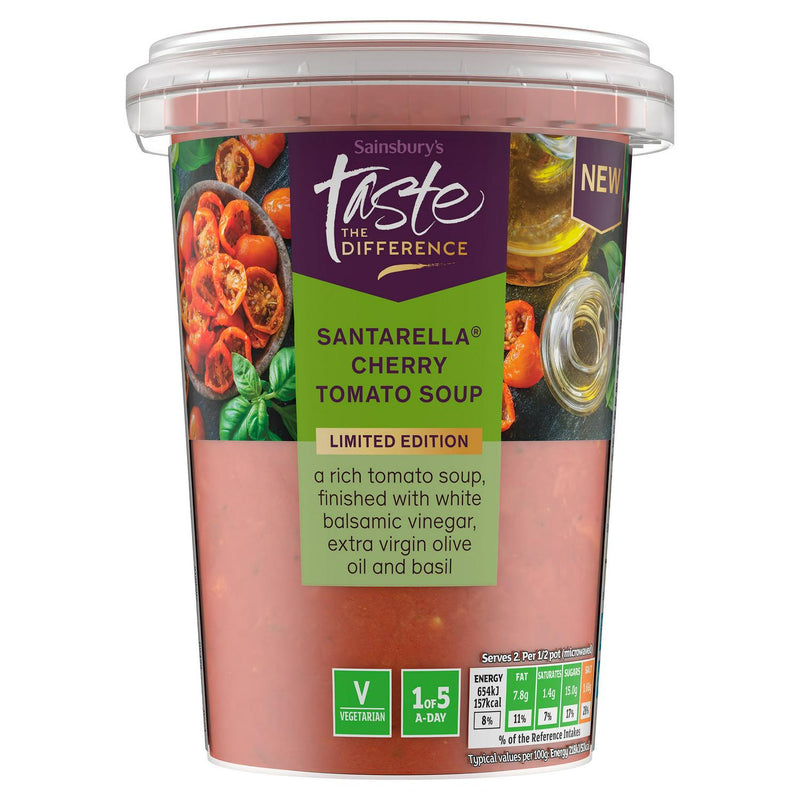 Cherry Tomato Soup with Semi-Dried Tomatoes and Basil 600g