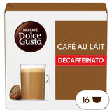 Nescafé Dolce Gusto Cafe Au Lait Decaf Coffee Pods x16