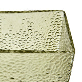 Habitat green glass vase hammered 24.7cm, UK version