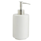 Sainsbury's Home Ribbed Soap Dispenser - White