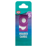 Dr. Oetker Number 9 Birthday Cake Candle - British product