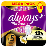 Always Platinum Secure Night Sanitary Towel x16