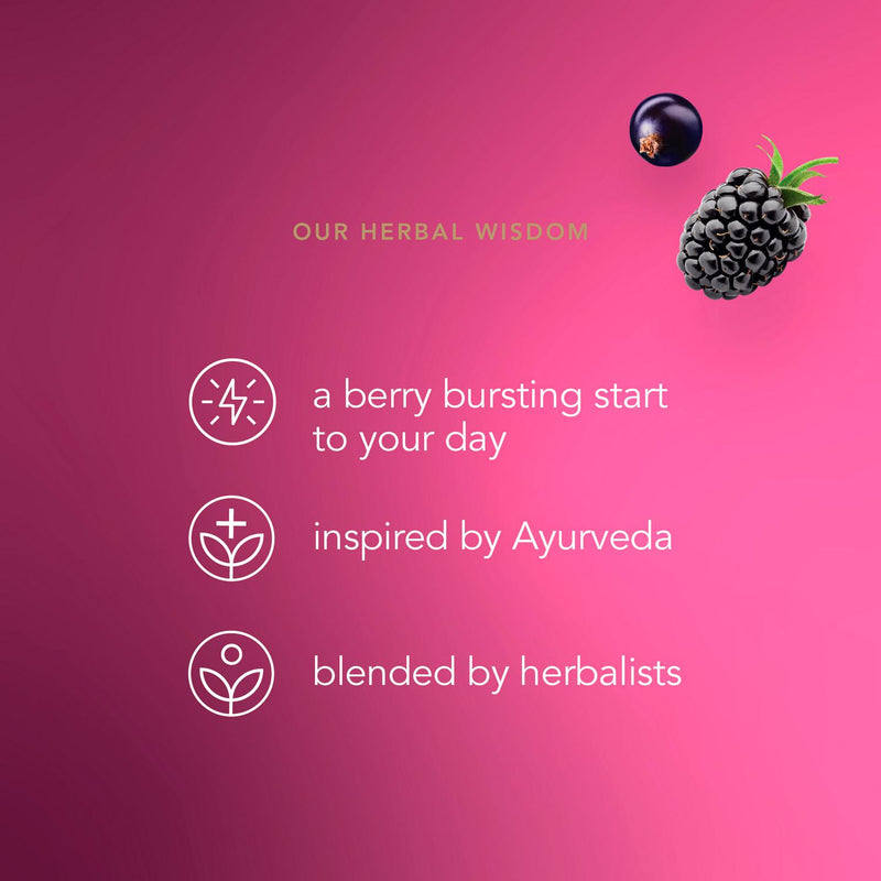 Pukka Organic Morning Berry Fruit Tea Home Compostable Herbal Tea Bags x20