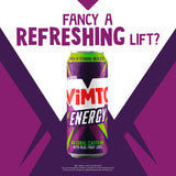 Vimto energy drink natural caffeine fruit juice 500ml (British brand)