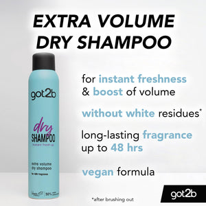 got2b Dry Shampoo Extra Volume Instant Refresh 200ml