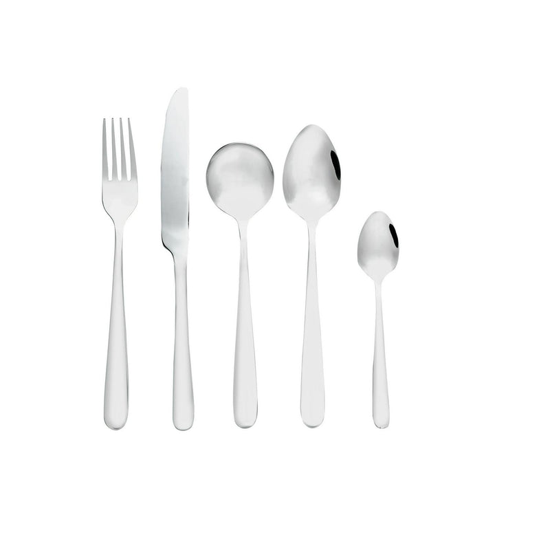 Habitat Curve Stainless Steel Cutlery Set 30 piece, UK version