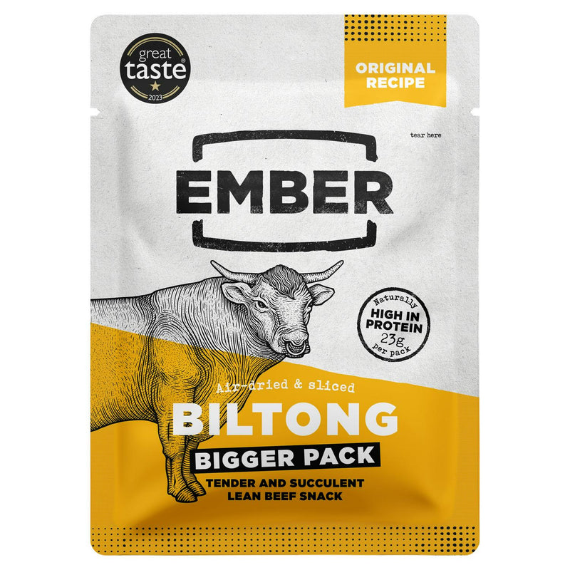 Ember Biltong Original Recipe Dried Beef Snack 45g - British product