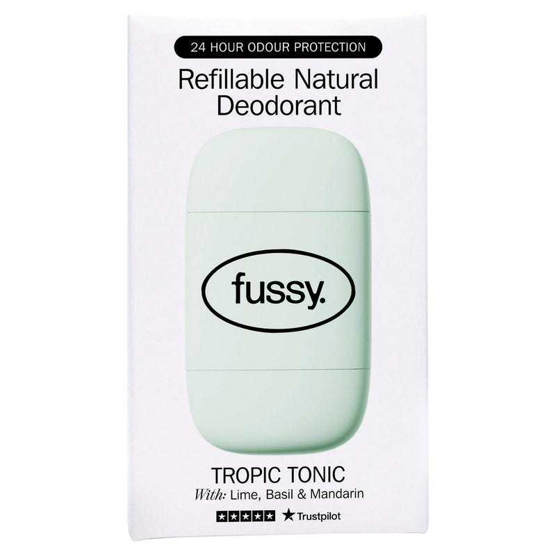 Fussy Natural Deodorant Refill Tropic Tonic 40g - British product