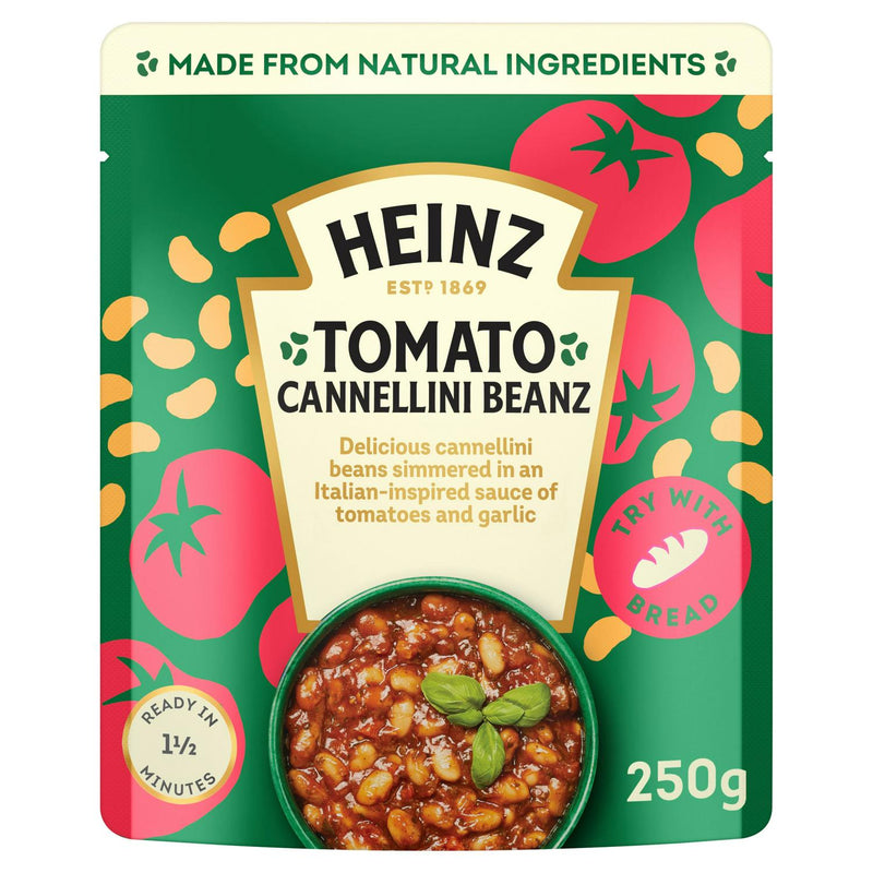 Heinz Tomato Cannellini Beans Italian Style 250g, UK version