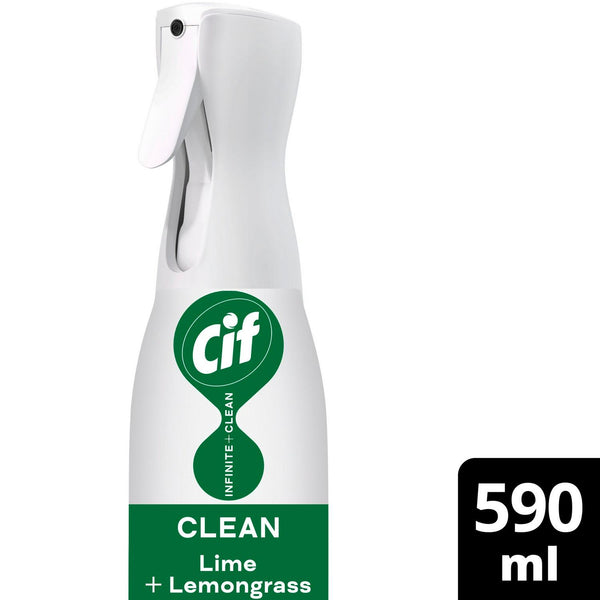 Cif Infinite Clean All in One Cleaner Spray Lime & Lemongrass 590ml