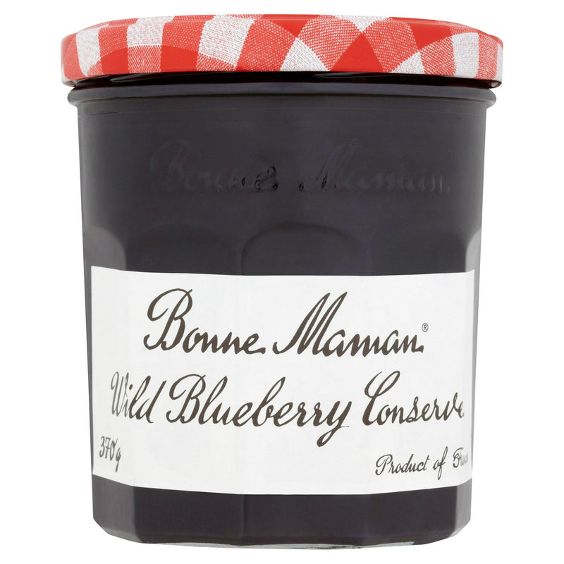 Bonne Maman Wild Blueberry Jam 370g, imported from the UK