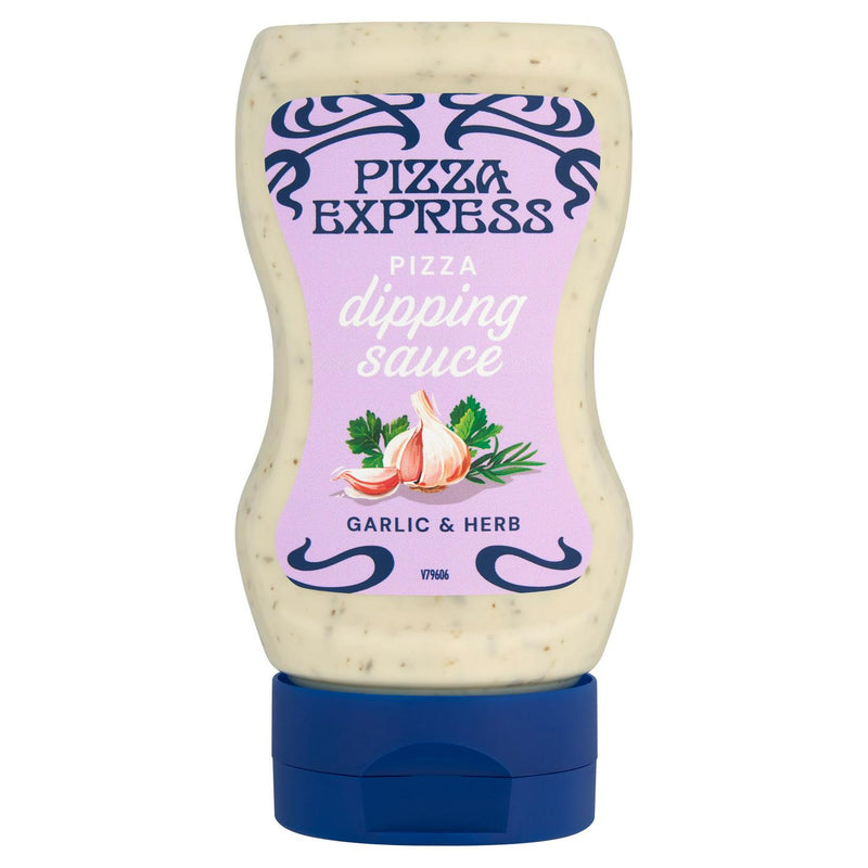 Pizza Express Garlic & Herb Dipping Sauce 255g, imported from the UK