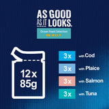 Felix Cat Food Ocean Feasts 12 x 85g - British product