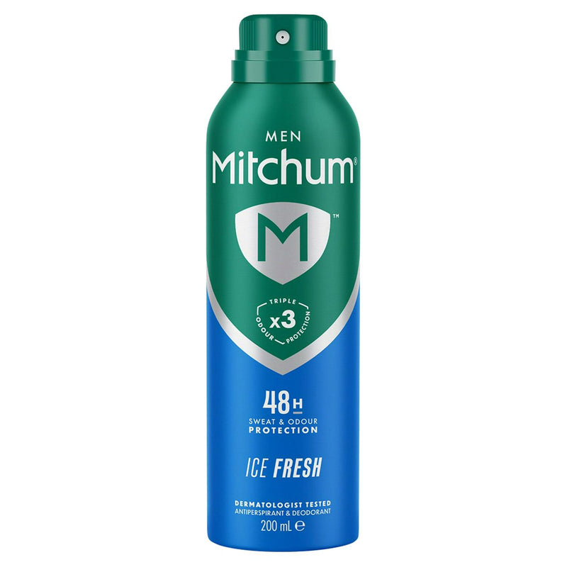 Mitchum Men Triple Odor Defense Protection Ice Fresh Anti-perspirant & Deodorant 200ml