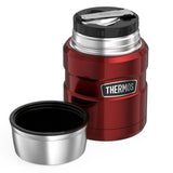 Thermos Stainless King Red Food Flask - 470ml
