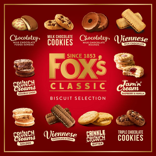 Assorted Cream and Chocolate Biscuit Selection 550g