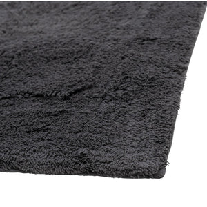 Deep Pile Cotton Bath Mat in Slate - 80cm x 50cm