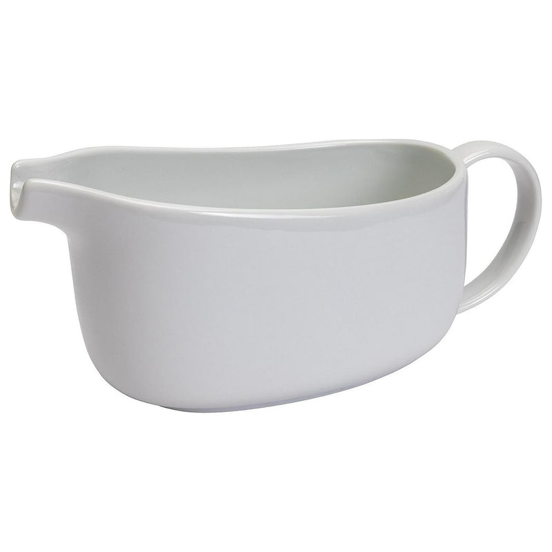 Habitat Riko white porcelain ceramic gravy boat, UK version