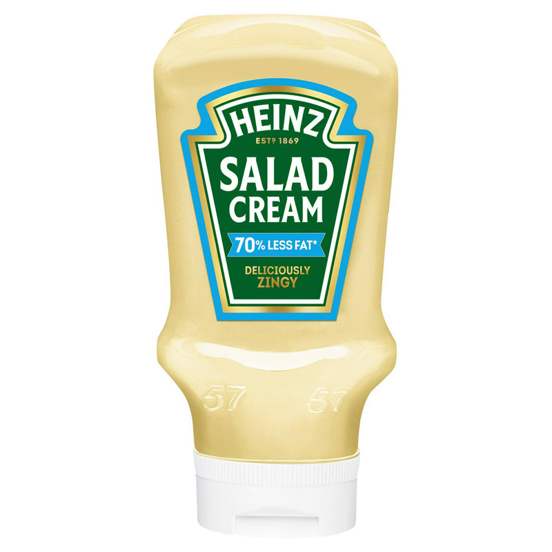 Heinz Extra Light Salad Cream 435g in Plastic Bottle, UK version