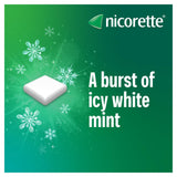 Nicorette Icy White Gum Pieces Quit Smoking Aid x30 2mg