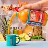 Unrooted Good Energy Turmeric Ginger health shots 420ml (British brand)