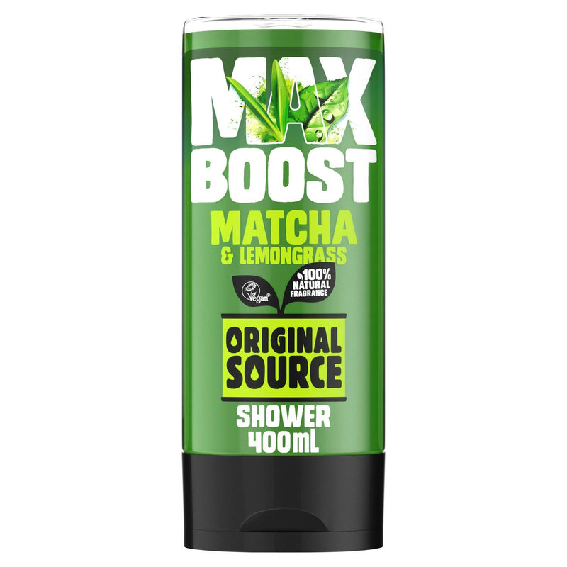 Original Source Matcha Lemongrass Shower Gel 400ml, imported from the UK