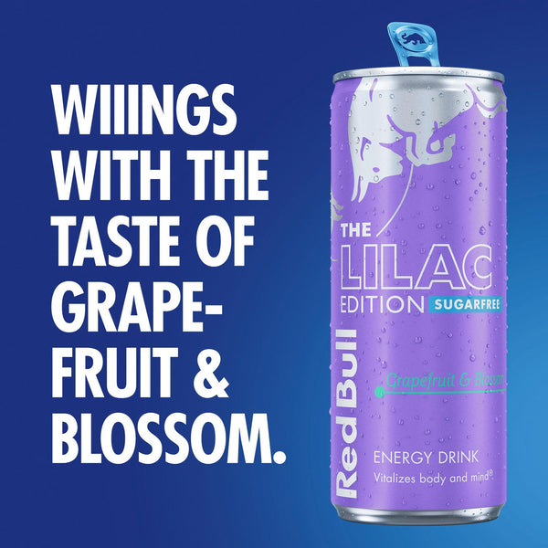 Sugar-Free Grapefruit & Blossom Energy Drink Lilac Edition 4 x 250ml