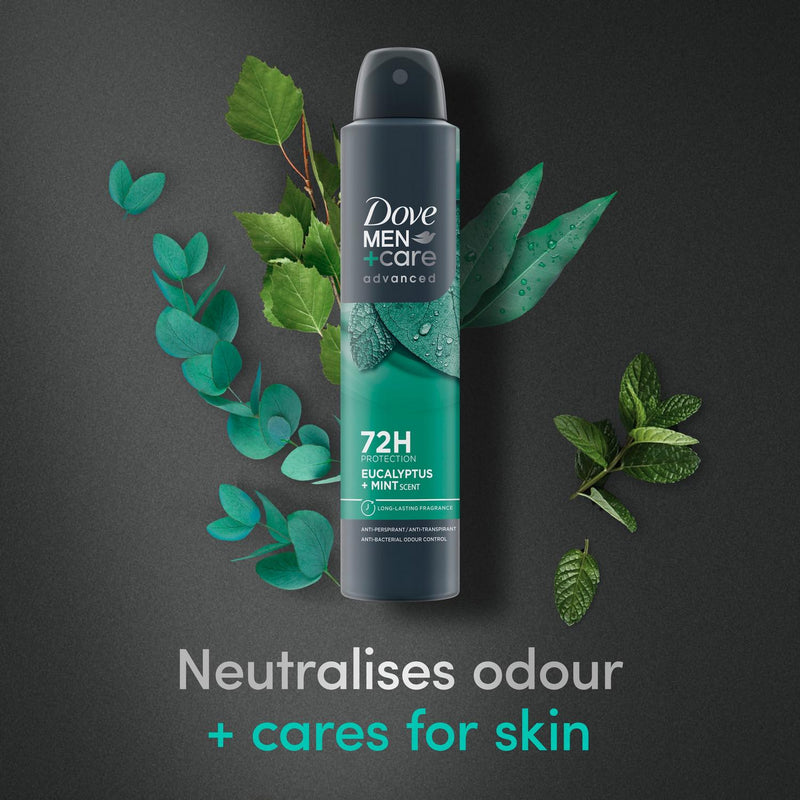 Dove Men+Care Advanced Antiperspirant Aerosol Eucalyptus + Mint 200ml