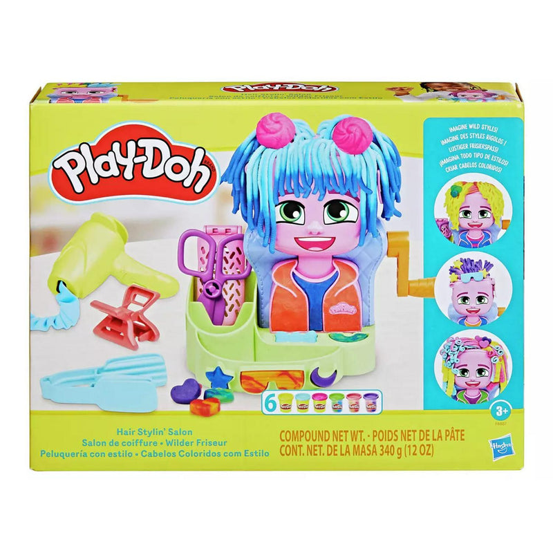 Play-Doh Hair Stylin Salon Playset 340g, imported from the UK