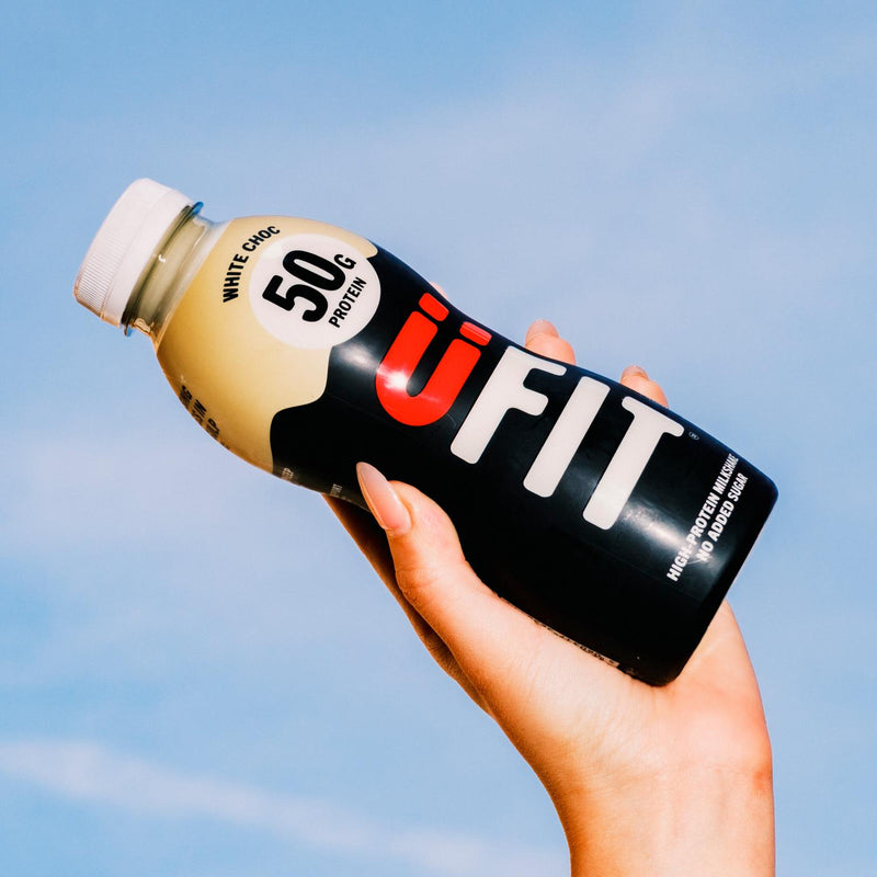 Ufit white chocolate high protein milkshake 500ml (British brand)