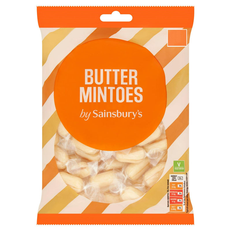 Sainsbury's Butter Mintoes mint sweets 400g - British product
