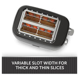 Breville Bold 2 Slice Toaster Black - British product