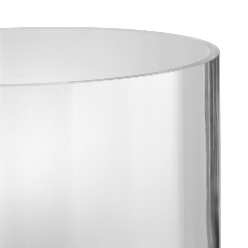 Habitat clear glass hurricane candle holder 11cm , UK version