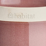 Habitat small ceramic scented candle in patchouli and plum, 110g, UK version