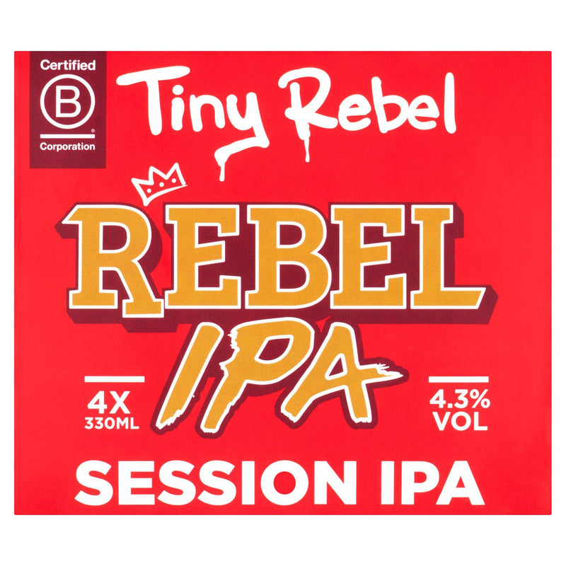 Tiny Rebel Session IPA 4 x 330ml multipack (British brand)