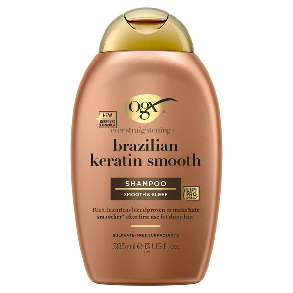 OGX Brazilian Keratin Smooth Shampoo for Dry Hair 385ml