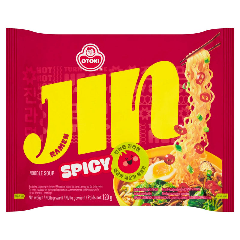 Ottogi Jin Ramen Spicy instant noodles 120g - Korean product