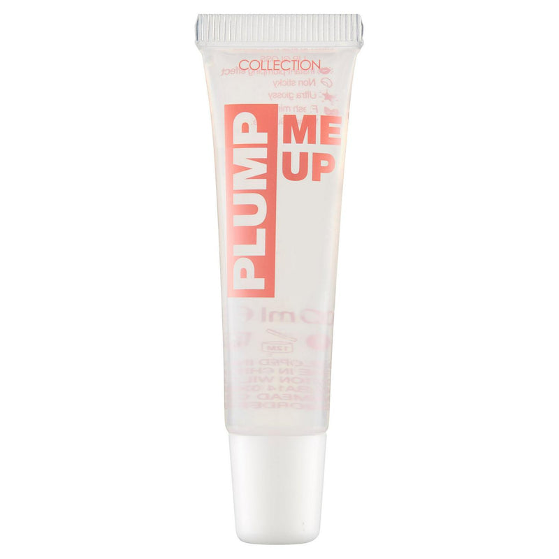 Collection Plump Me Up Lip Gloss Clear 10ml - British product